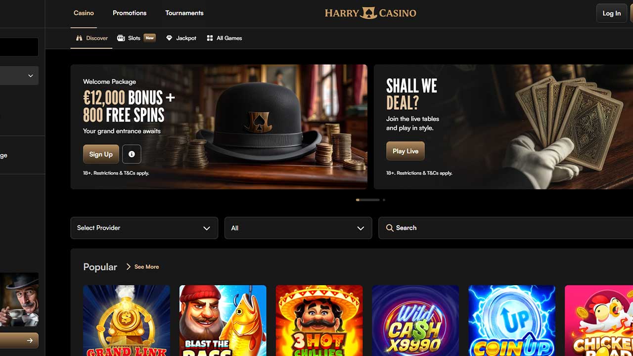 Harry Casino zonder Cruks